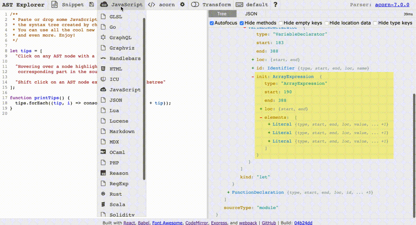 Manipulating AST with JavaScript | Tan Li Hau