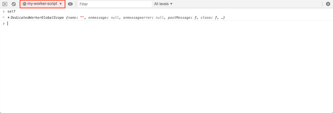 chrome worker context