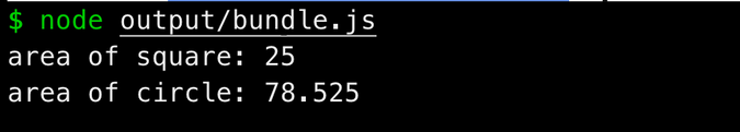 bundled code demo
