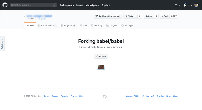 forking babel