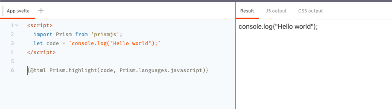 Syntax highlighting Svelte with Prism | Tan Li Hau
