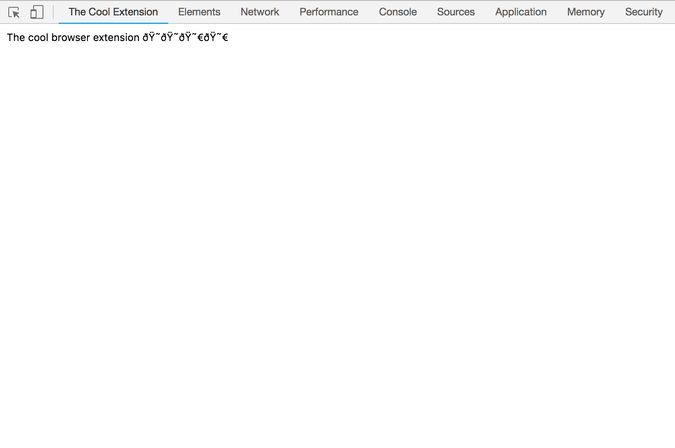 The 😍😍😀😀isn’t rendered correctly in chrome extension