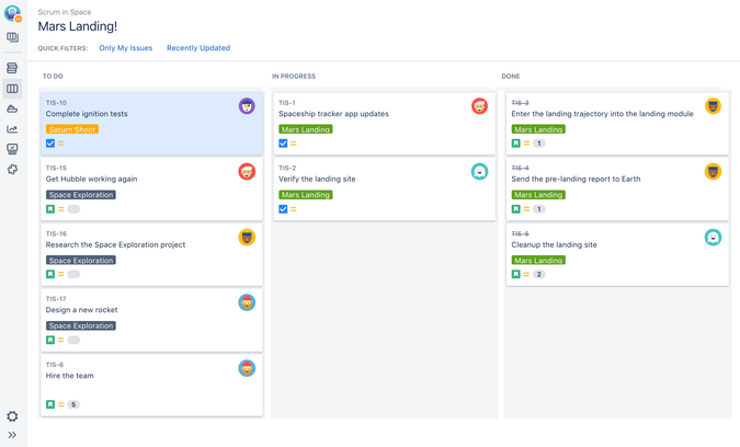 Jira board